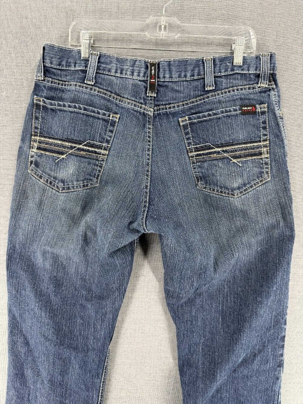 Ariat M4 Relaxed Straight Jeans Mens 36x34 Blue Denim Pants